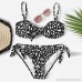 ABASSKY Sexy Womens High Waist Print Bandage Bikini Set Swimwear Beach Swimsuit Monokini Black B07NWJW8PF